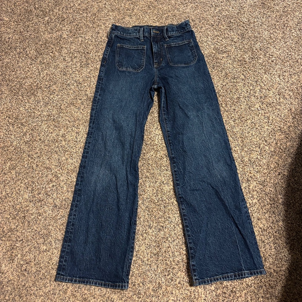 J. Crew Factory Size 25 Slim Wide Leg - Patch Pocket
